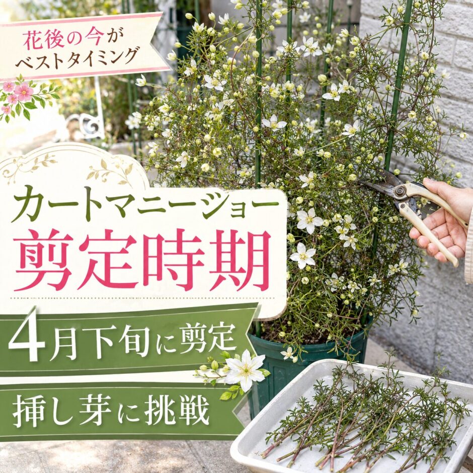 カートマニージョー剪定時期　４月下旬