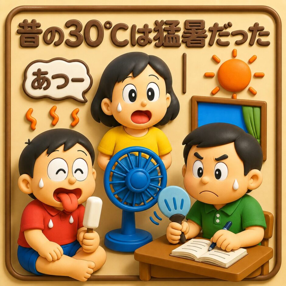 昭和の３０℃は猛暑だった