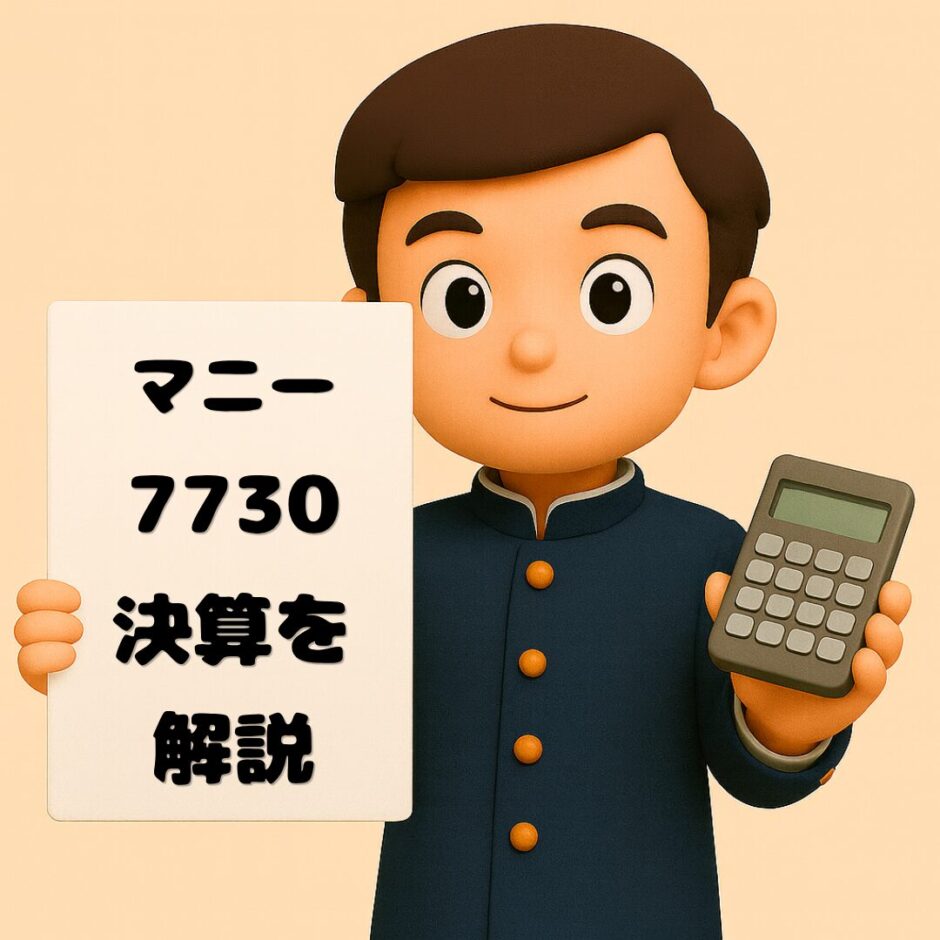 マニー　決算ブログ